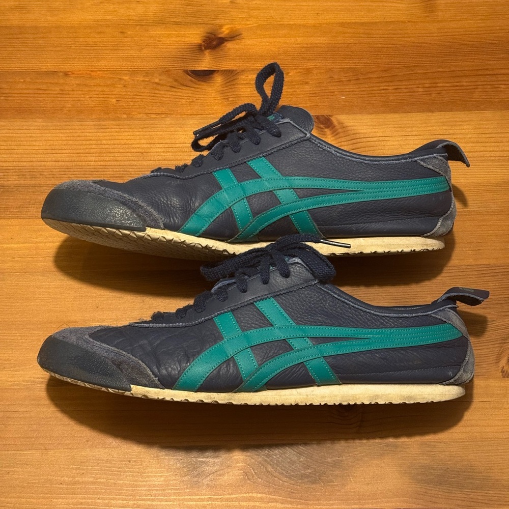 Onitsuka Tiger by Asics Navy and Teal Sneakers